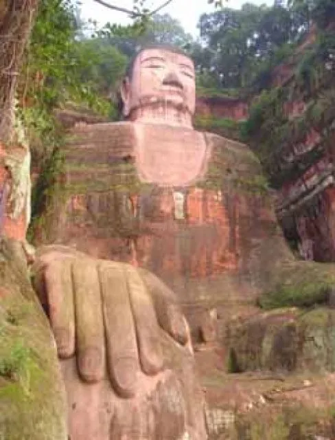 Leshan Boeddha bij Chengdu